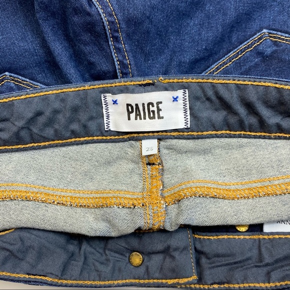 ♦️SOLD♦️PAIGE Skyline Skinny Jeans Surface Wash - Picture 8 of 13